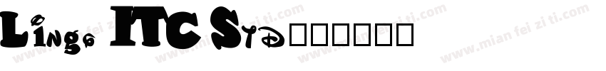 Lingo ITC Std字体转换